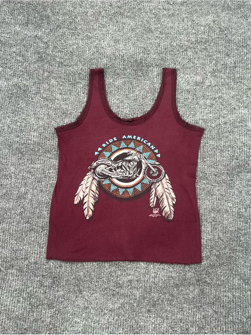 Vintage 90s 3D Emblem Tank Top
